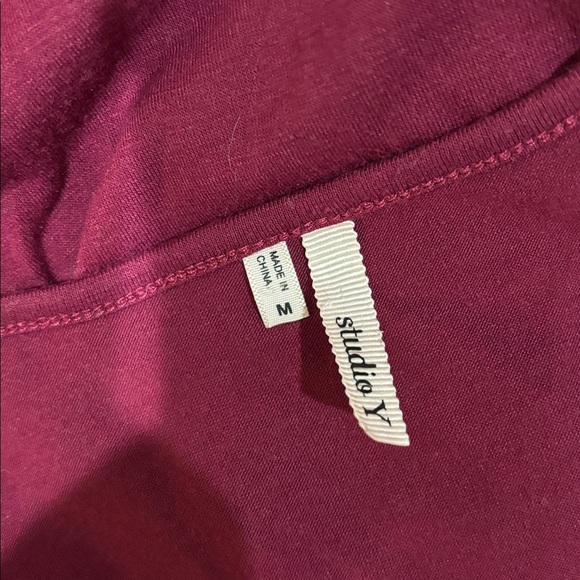 Studio Y Rich Burgundy Top - Picture 4 of 4